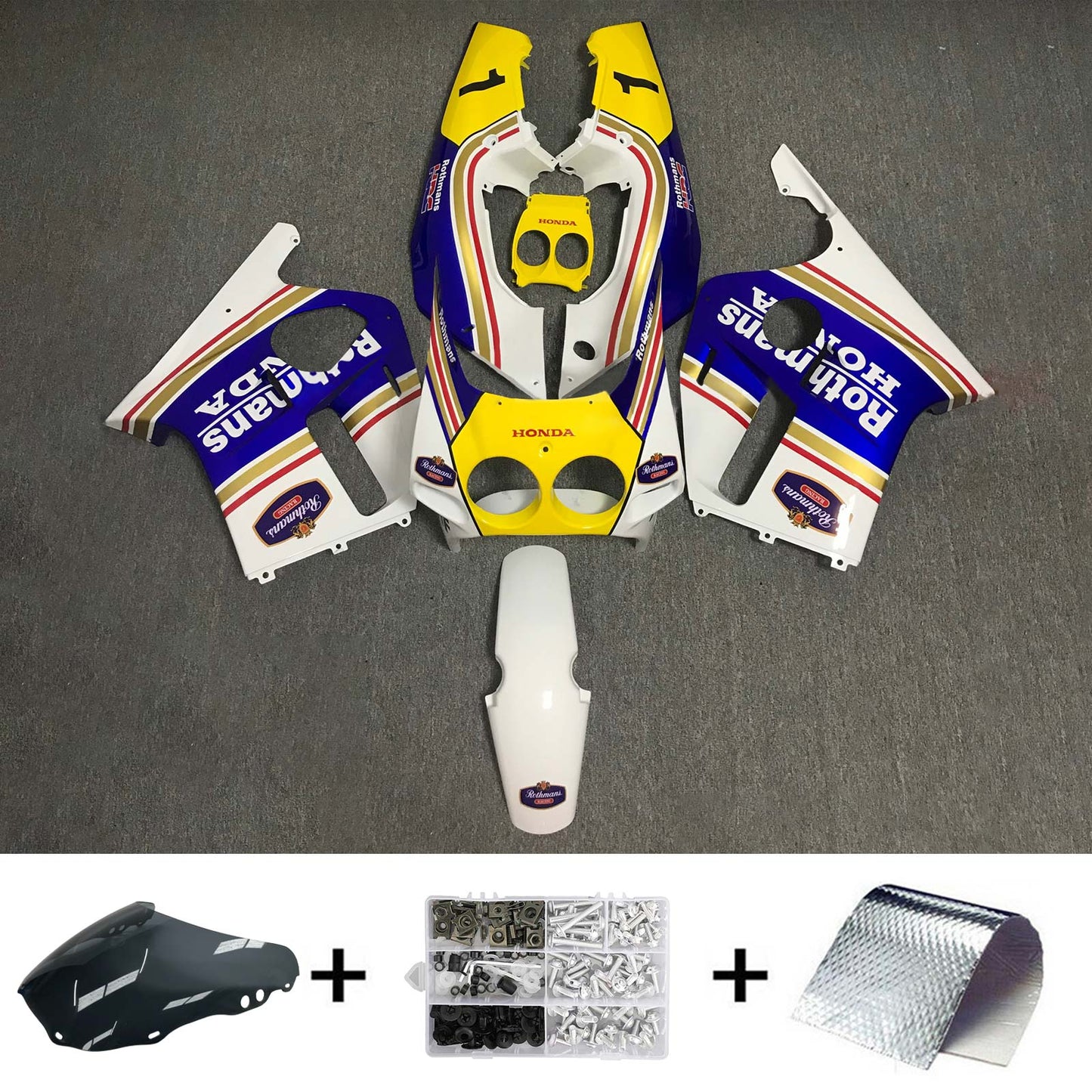 1988-1989 Honda CBR250RR MC19 Injection Fairing Kit Bodywork#108