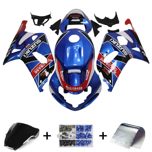 2001-2003 Suzuki GSXR600 2000-2003 GSXR750 K1 Injection Fairing Kit Bodywork