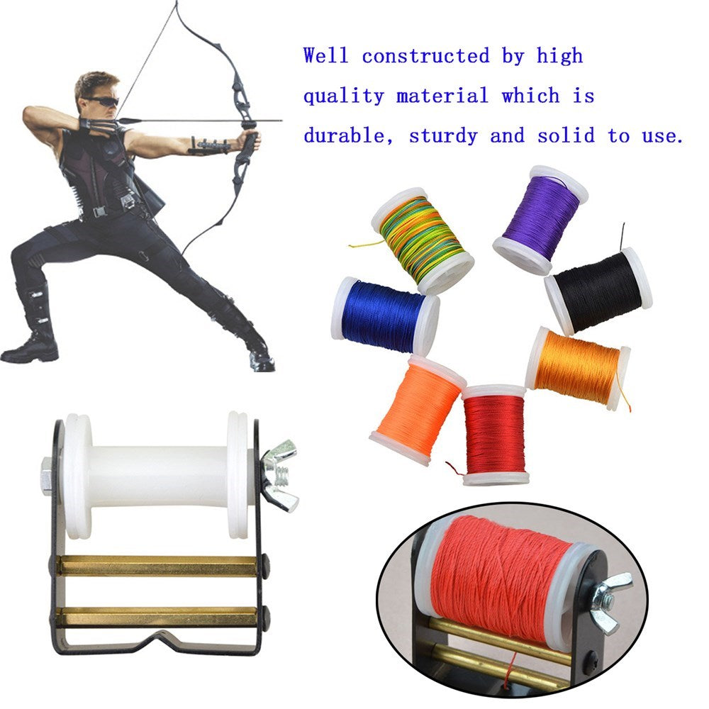 Archery Bowstring Serving Thread Cord Line Bow String Server Jig Tool