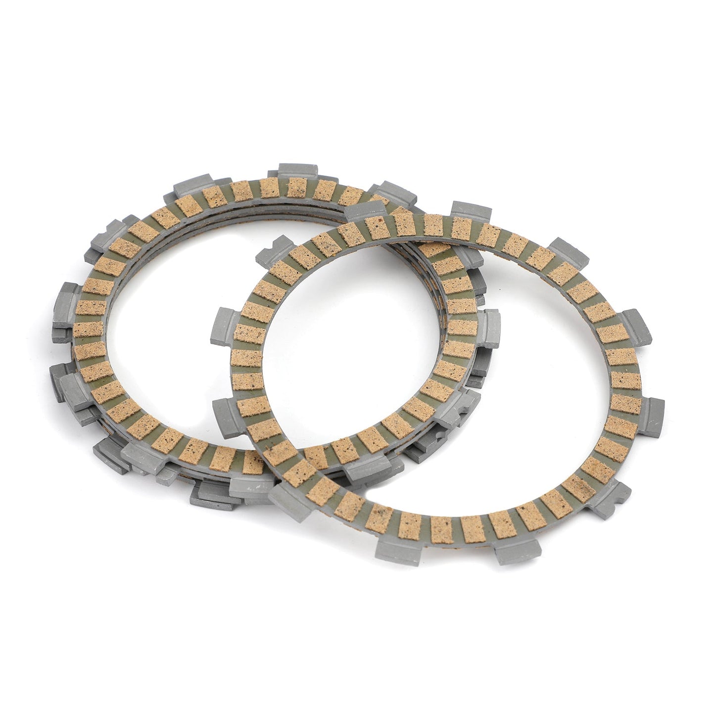 Clutch Plate Kit - Friction & Steel Plates For Kawasaki KLX125 A1/A2/A3/A6F KLX125 L (B1/B2/B3/B6F) 2003-2006