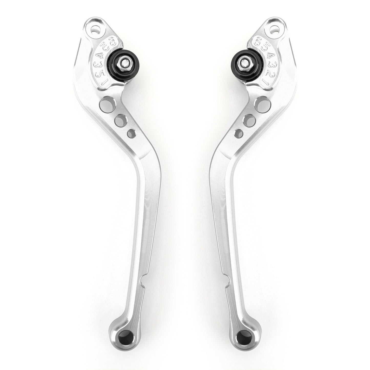 Long Clutch Brake Lever For KTM 790 Duke Before 2019 Silver Generic