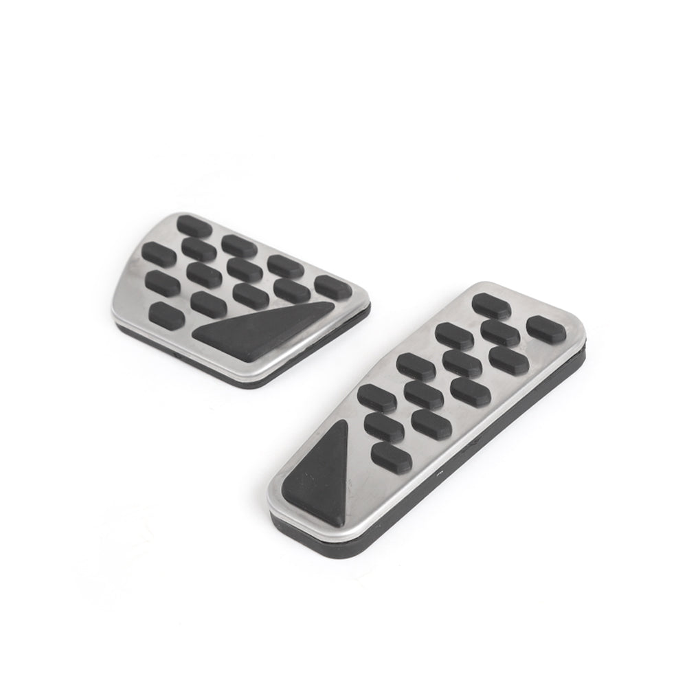 No Drill Fuel Gas Brake Pedal Cover Fit For Wrangler JK 2018 + SIL