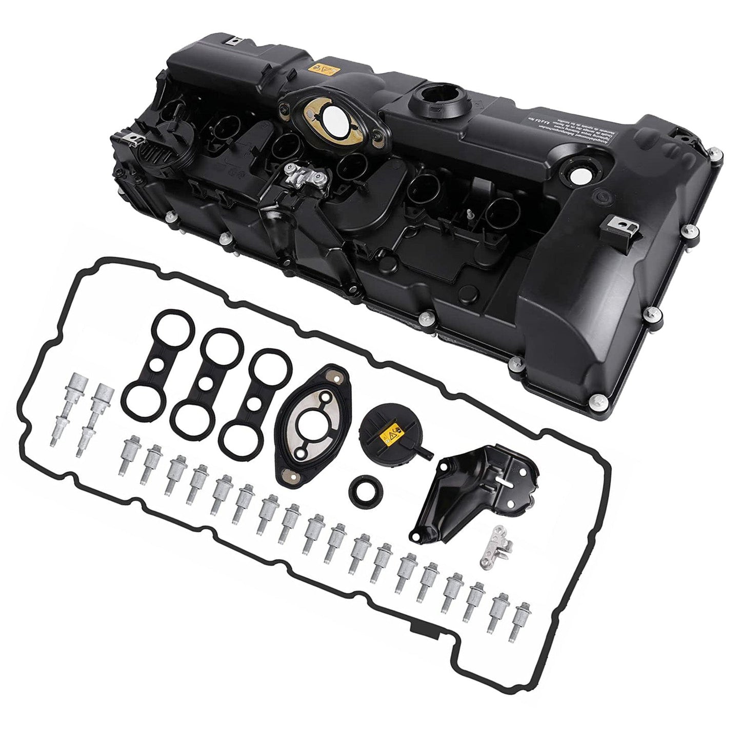 11127552281 URO011833 264-935 Valve Cover w/ Gasket Bolts BMW 528xi 2008 L6 3.0L