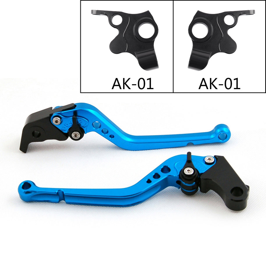 Motorcycle Long Adjustable Brake Clutch Levers For KYMCO 2017-2018 AK550 Black