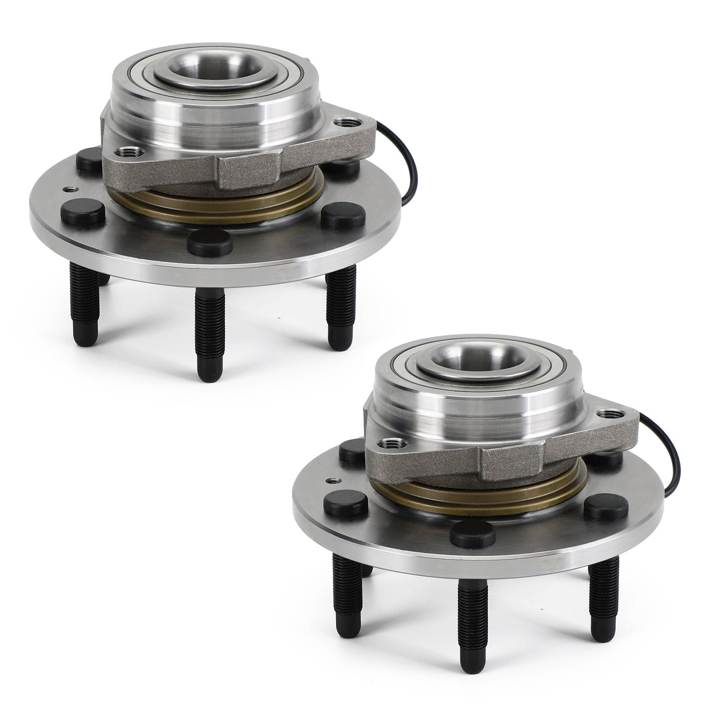 4WD 2x Front Wheel Hubs Bearings 515096 For Chevy Silverado 1500 Escalade