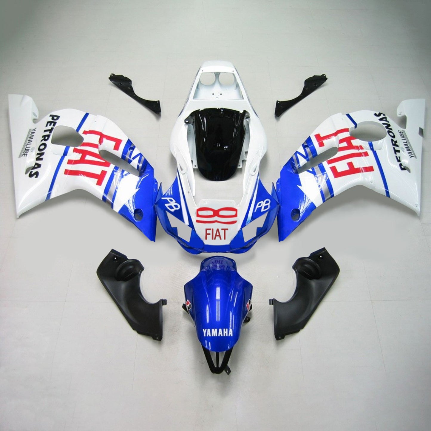 1998-2002 Yamaha YZF 600 R6 Injection Fairing Kit Bodywork Plastic ABS #125