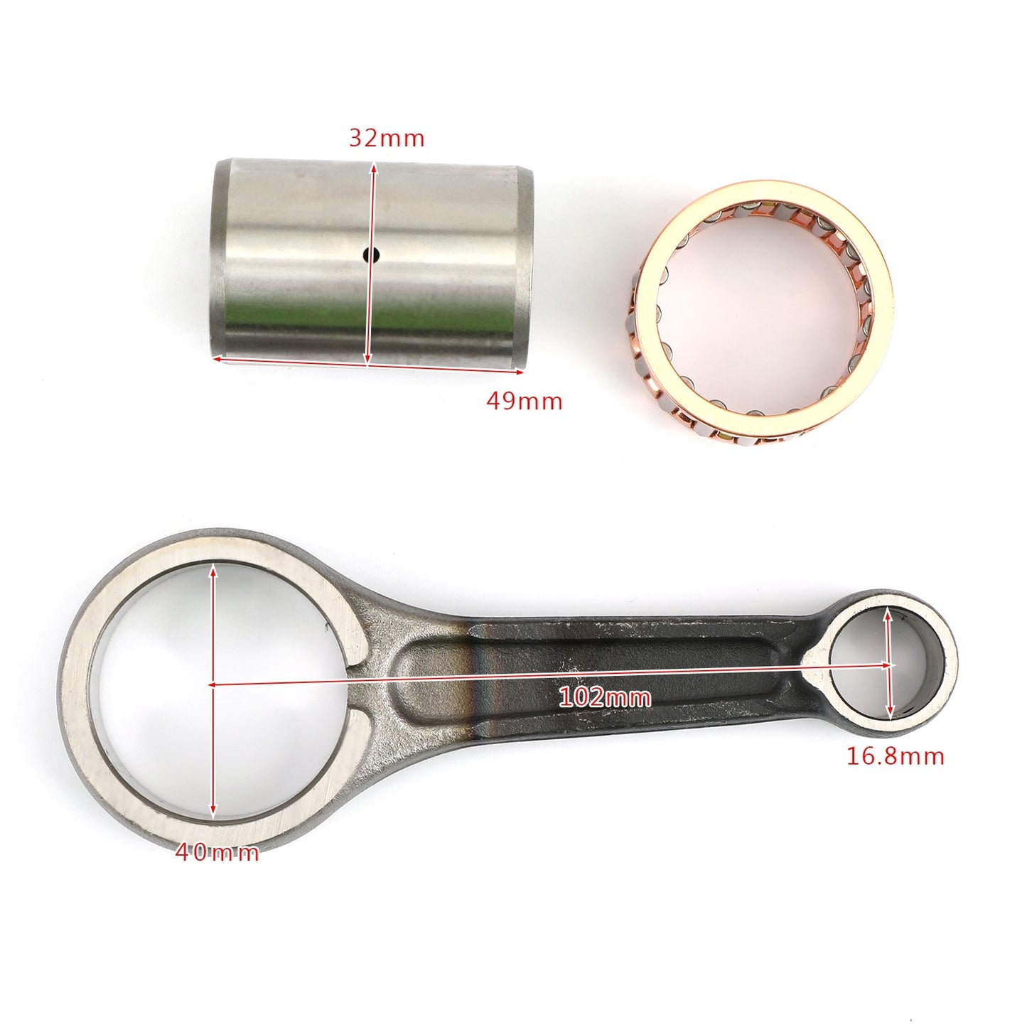 ENGINE Connecting Rod Kit For Honda CH250 Elite 85-90 CN250 Helix 86-01 FES250 Foresight 98-02/05 NSS250 Jazz 01/03-04
