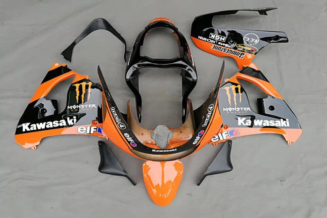 2009-2012 Kawasaki ZX6R 636 Injection Fairing Kit Bodywork Plastic ABS #132