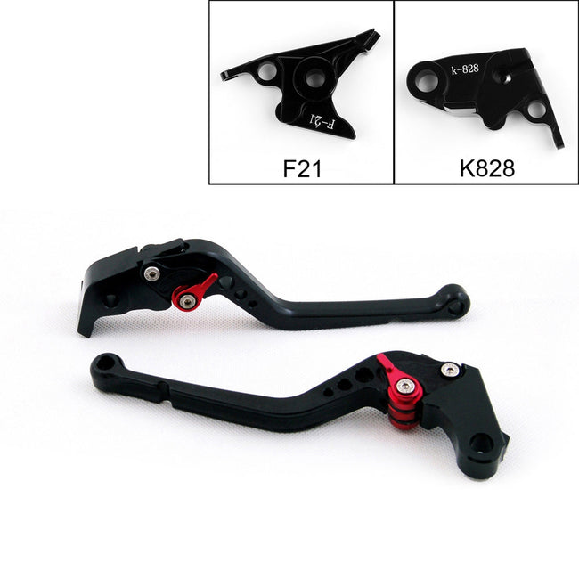 Long Brake Clutch Levers Fit Z750 2007-2012 Z800 2013-2014 Black