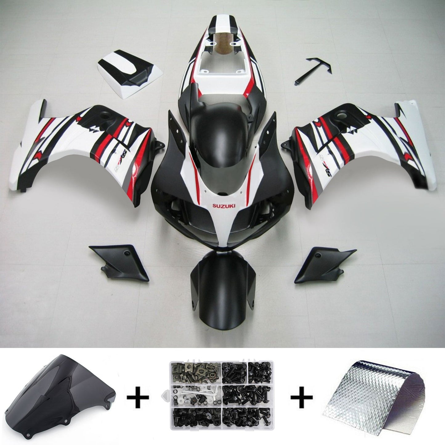 2003-2013 Suzuki SV650 Amotopart Injection Fairing Kit Bodywork Plastic ABS #101