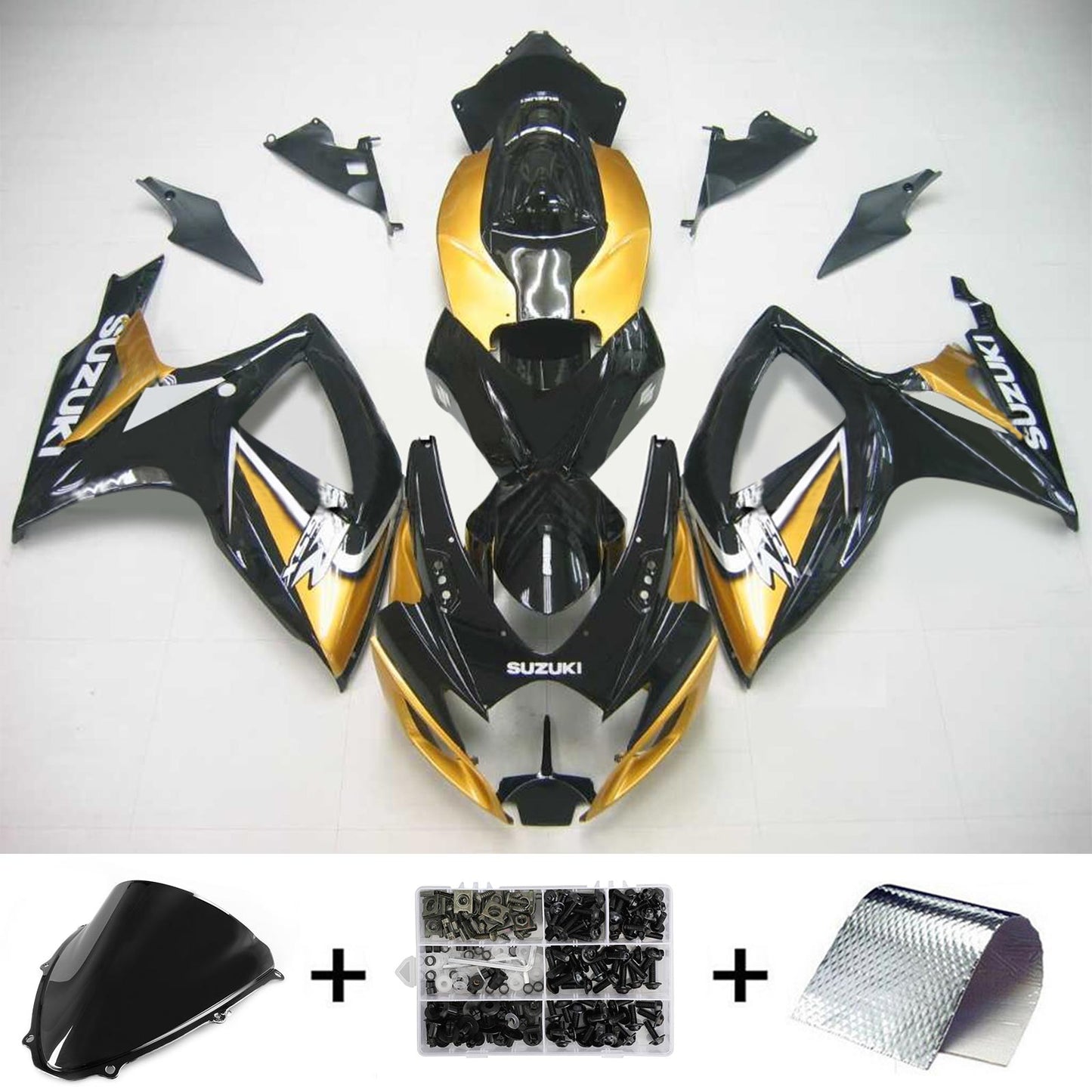 2006-2007 Suzuki GSXR 600/750 K6 Amotopart Injection Fairing Kit Bodywork Plastic ABS #144