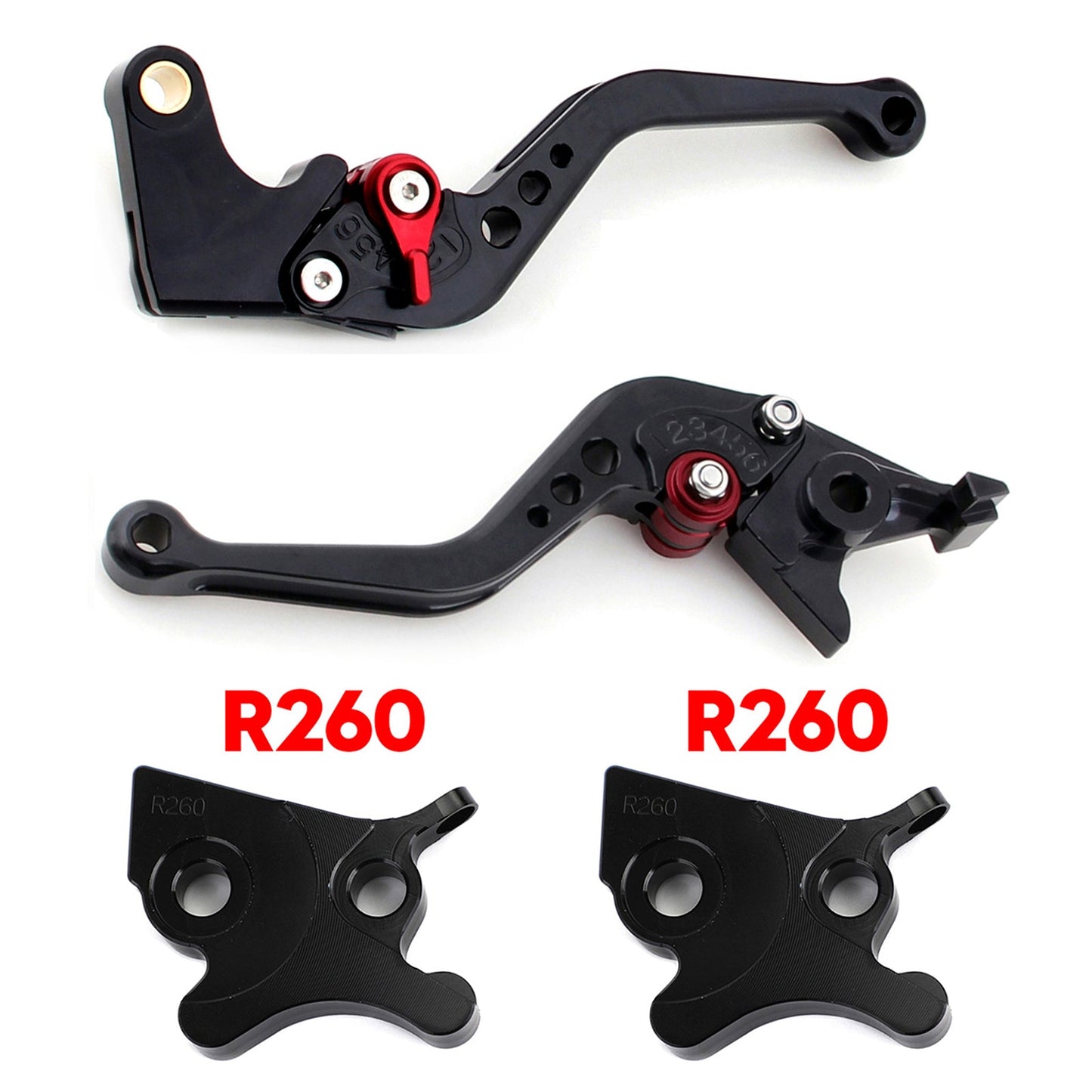 Motorcycle Short Clutch Brake Lever fit for VESPA GTS 300 Super