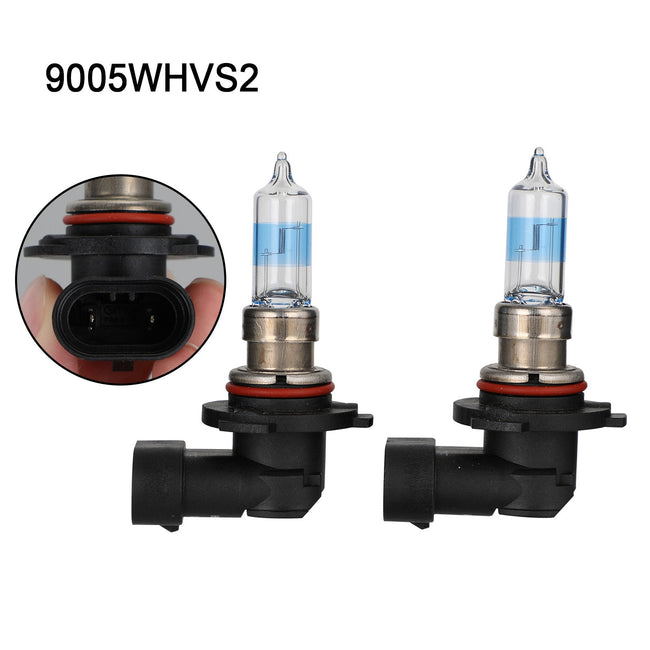 For Philips 9005WHVS2 WhiteVision Headlight HB3 12V60W 4100K +40%