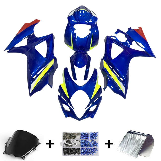 2007-2008 Suzuki GSXR1000 K7 Fairing Kit Bodywork Plastic ABS