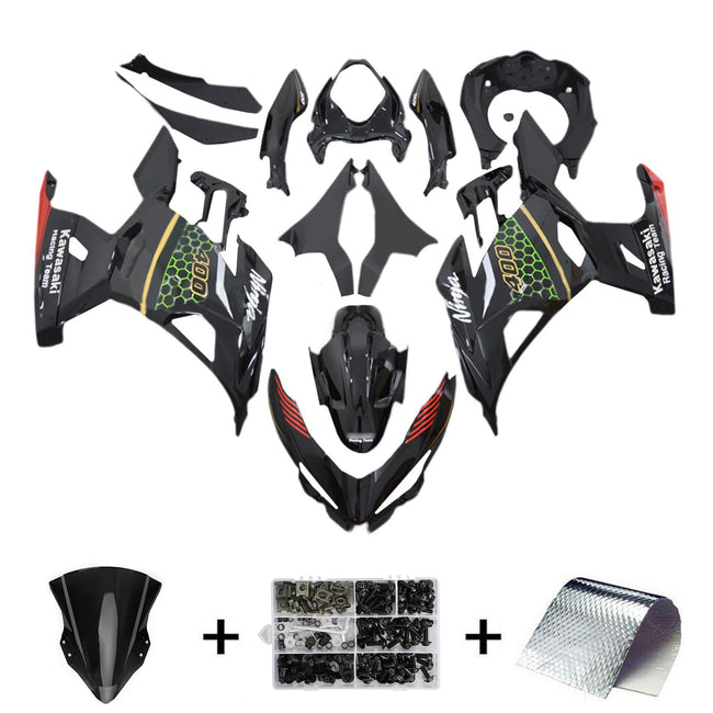 2018-2023=4 Kawasaki EX400 Ninja400 Fairing Kit Bodywork Plastic ABS