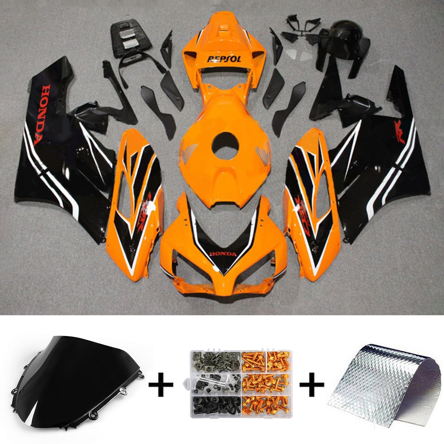 2004-2005 Honda CBR1000RR Injection Fairing Kit Bodywork Plastic ABS#174