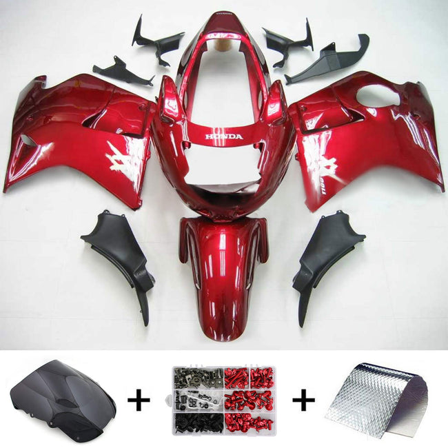 1996-2007 Honda CBR1100XX SuperBlackBird Amotopart Injection Fairing Kit Bodywork ABS #105