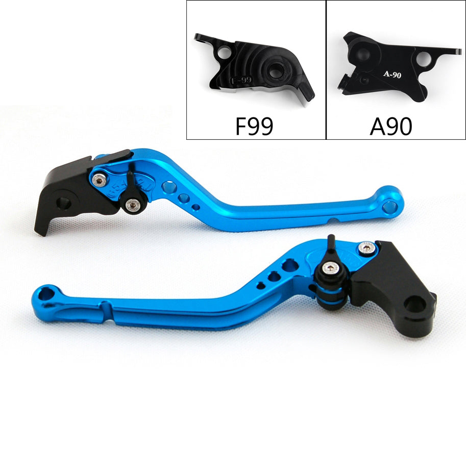 Long Brake Clutch Levers For KTM 690 Duke R 2014-2017 2015 2016 Black