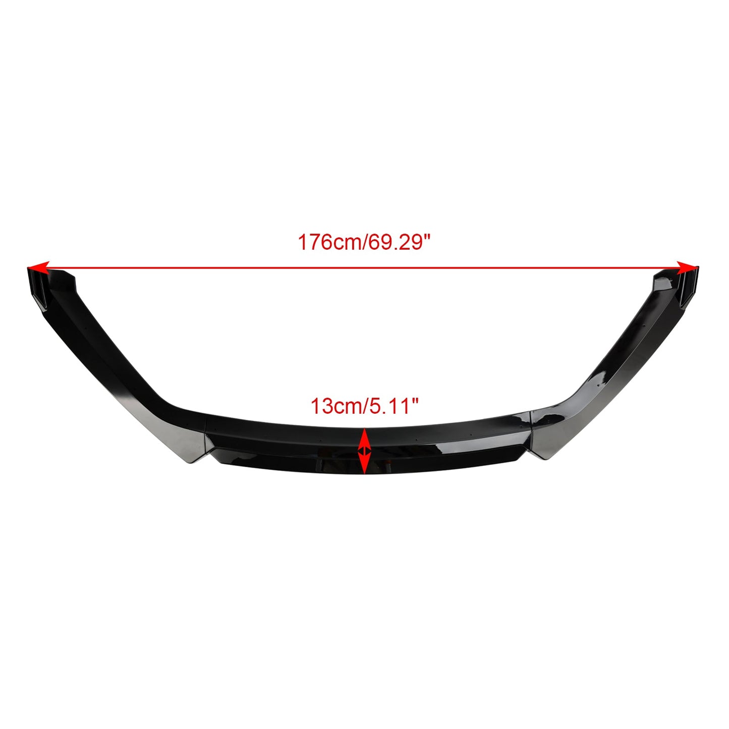 2012-2020 Seat Leon 5F Front Spoiler Lip Performance Gloss Black