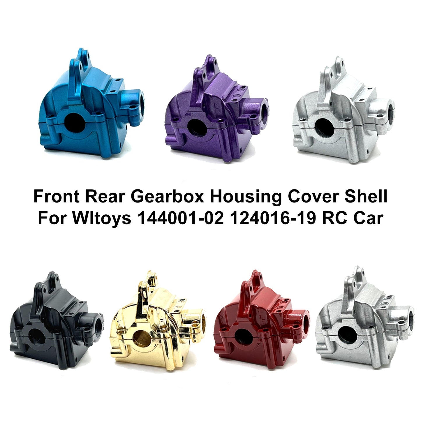 Front Rear Gearbox Housing Cover Shell For Wltoys 144001-02 124016-19 RC Car