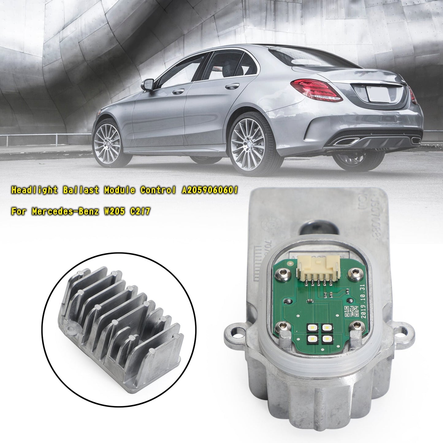 Headlight Ballast Module Control A2059060601 For Mercedes-Benz W205 C217