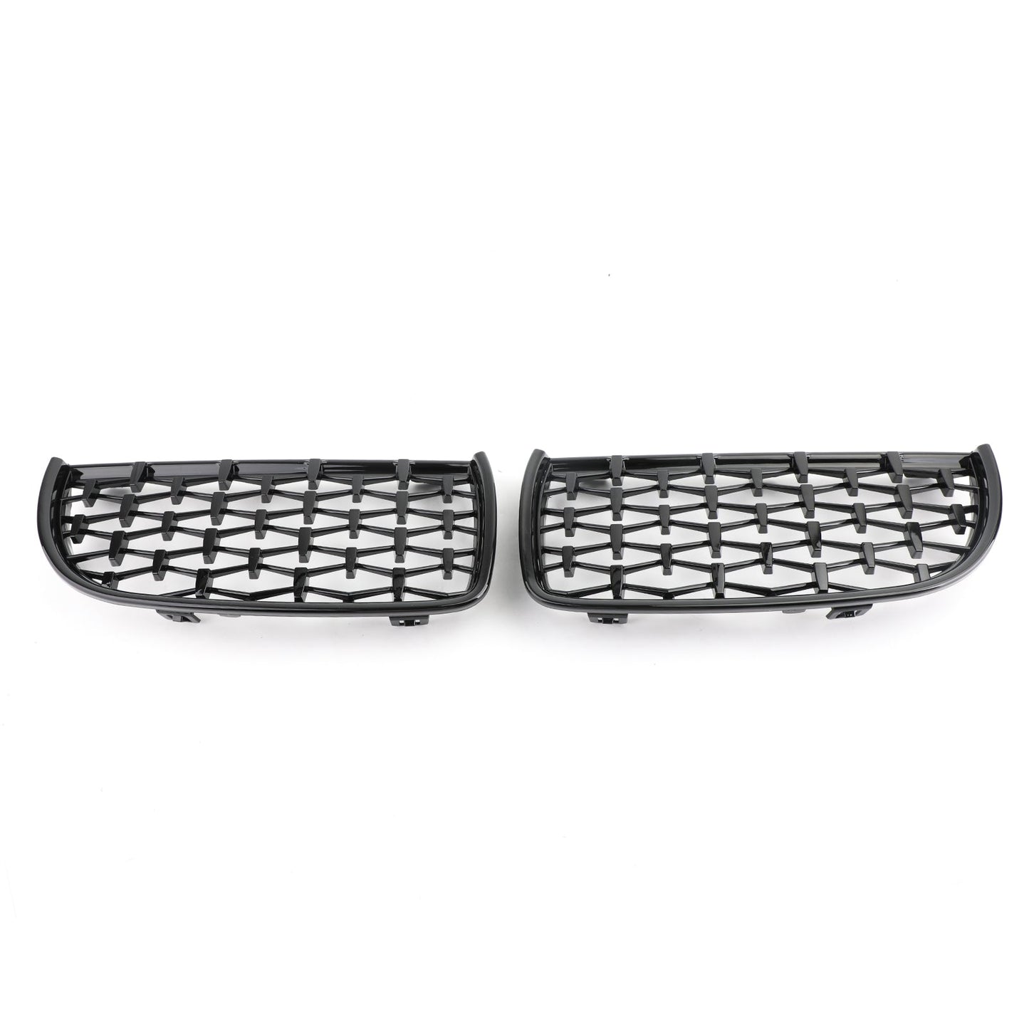 Meteor Black Kidney Grill Mesh Grille Fit BMW E90 3 Series Sedan 2005-2008