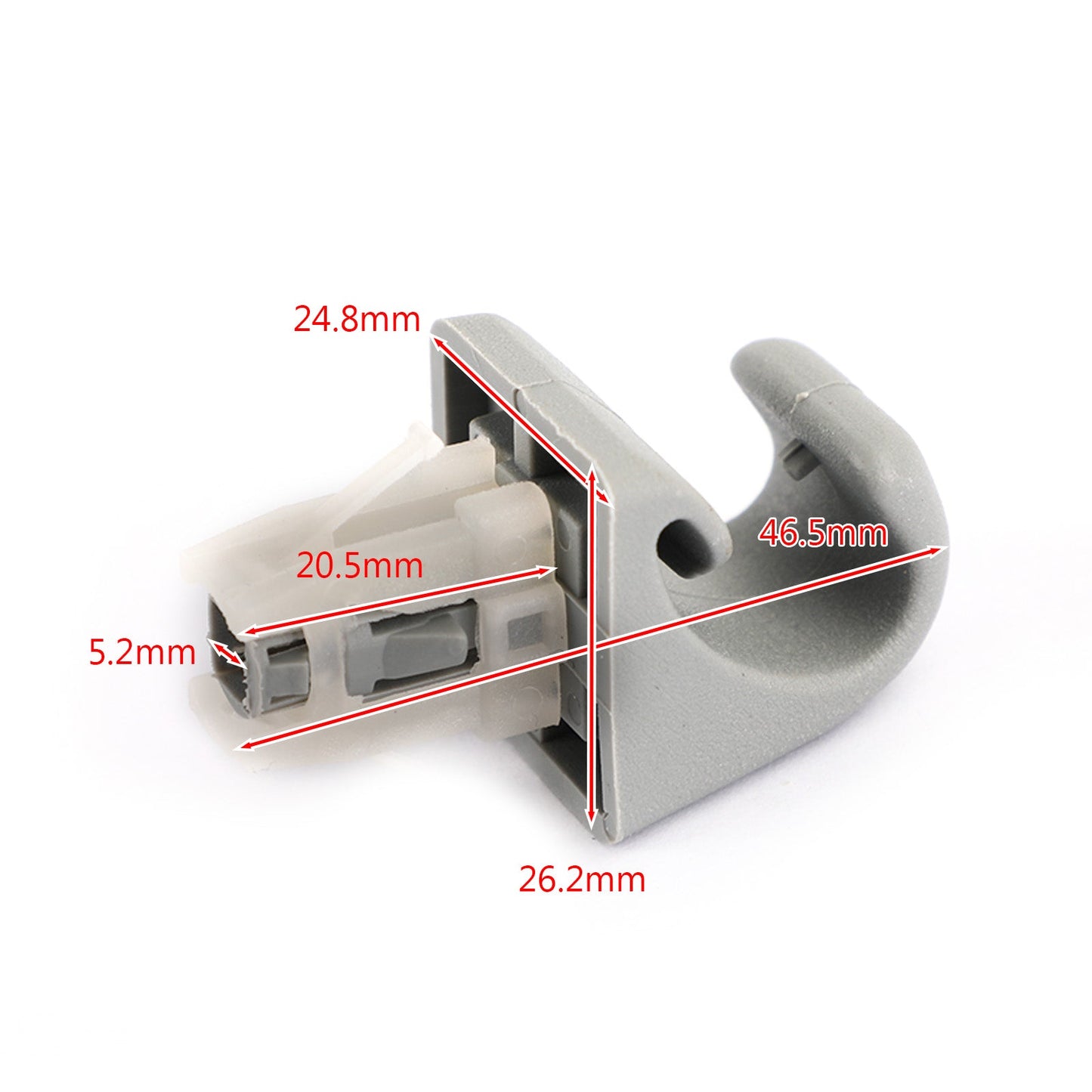 Gray Sun Visor Clip Fit For many Toyota Camry Corolla Highlander RAV4 Prius Solara