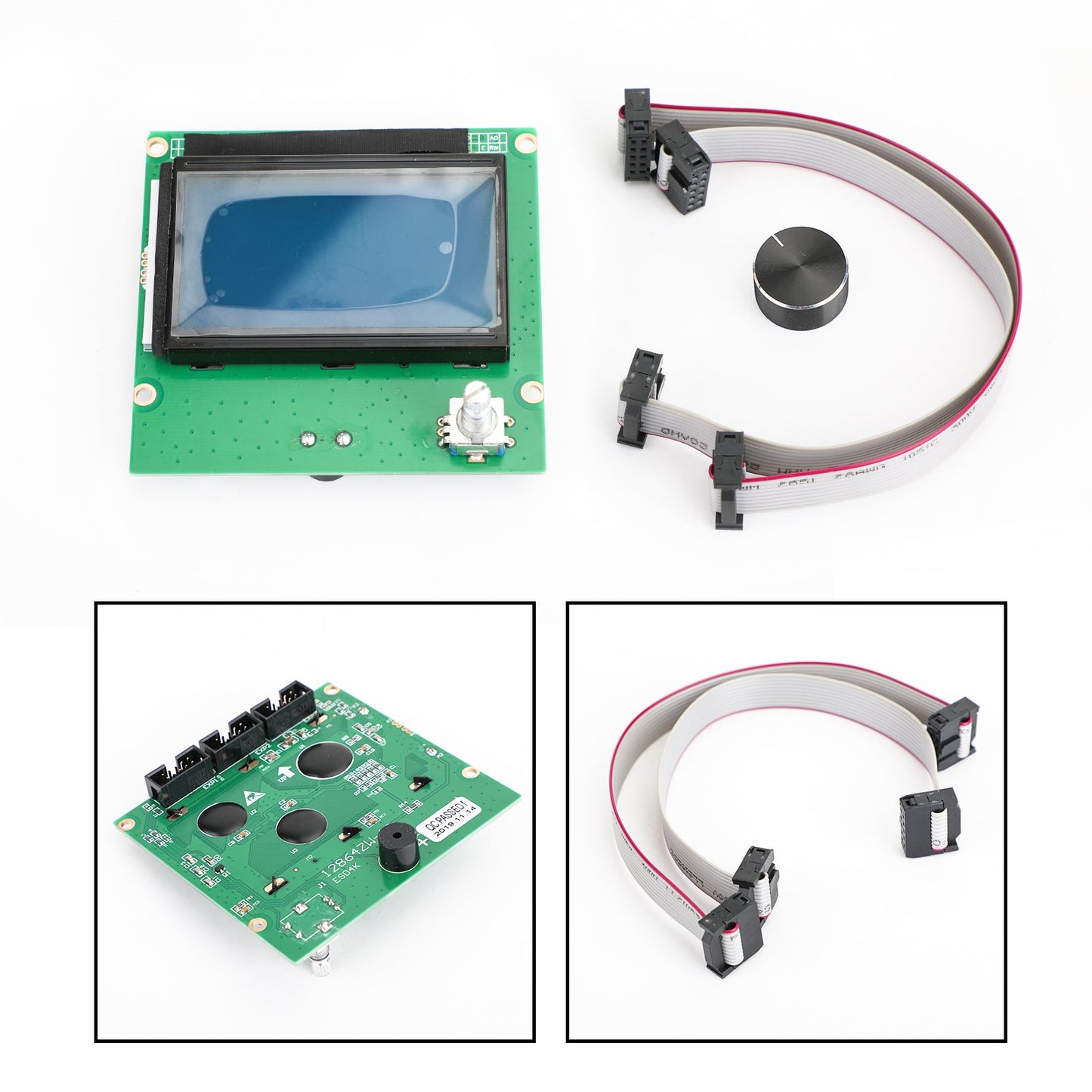 2 Wires 3D Printer LCD Screen Display Kit Replacement For Creality 3D CR-10 S