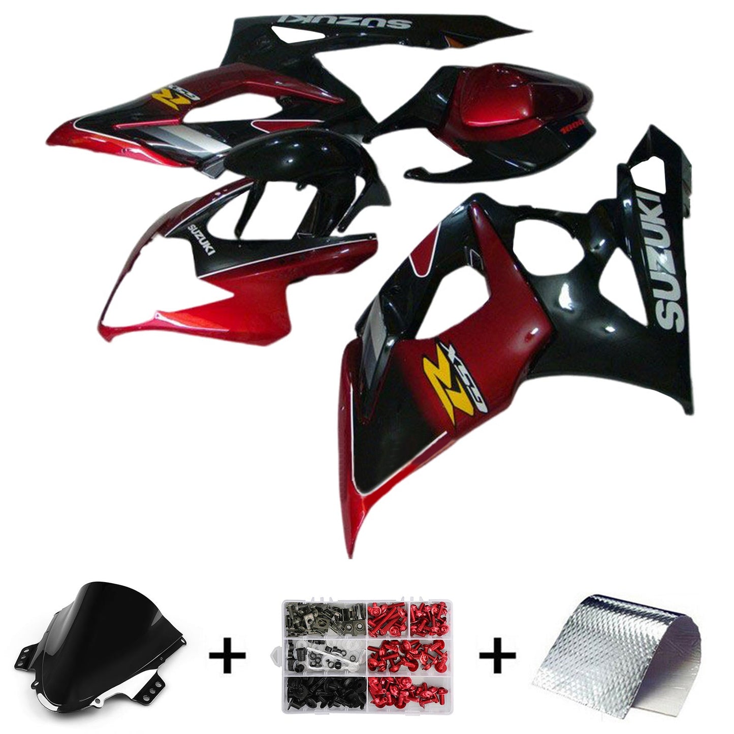 2005-2006 Suzuki GSXR1000 K5 Fairing Kit Bodywork Plastic ABS