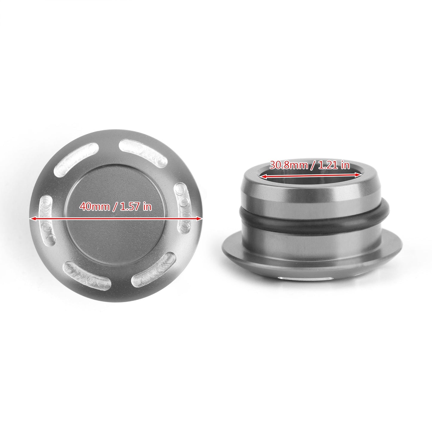 CNC Billet Aluminum Hole Frame Plug Cap Cover Set For Yamaha Tenere 700 T7 T700 2019-2020 BLK