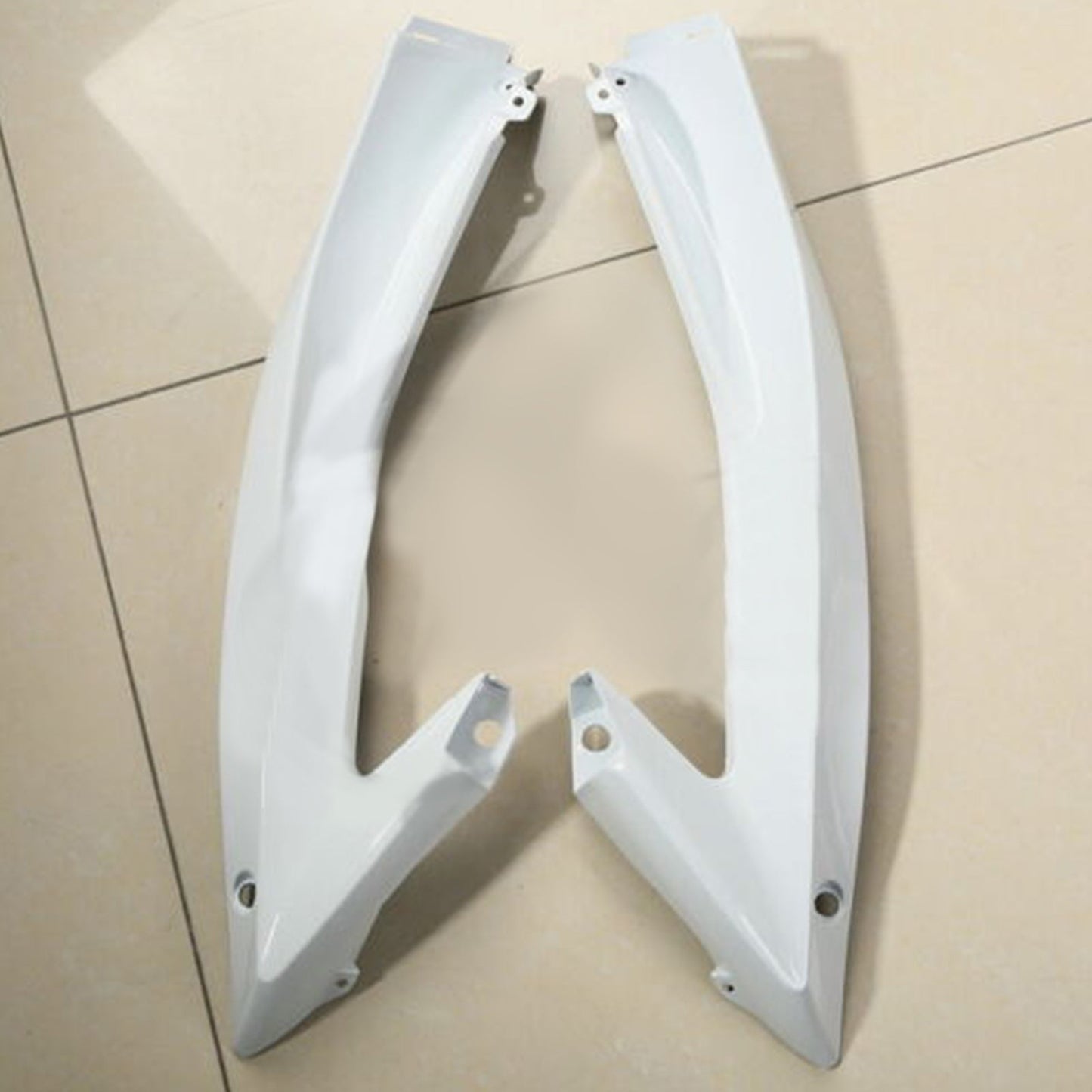 2006-2007 Yamaha YZF R6 YZF-R6 Red White ABS Fairing Bodywork Set #24