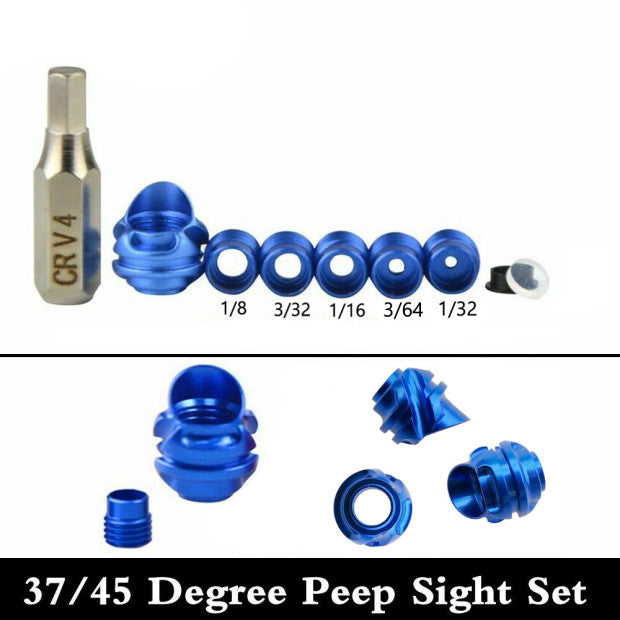 Kit Clarifier Bow Housing 37/45 Inner Degree Lens Core Sight Compound Peep