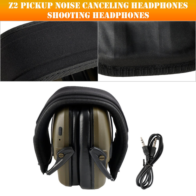 Z2 Sound Pickup and Noise Canceling Reduction Earhook Headset Shooting Earphone