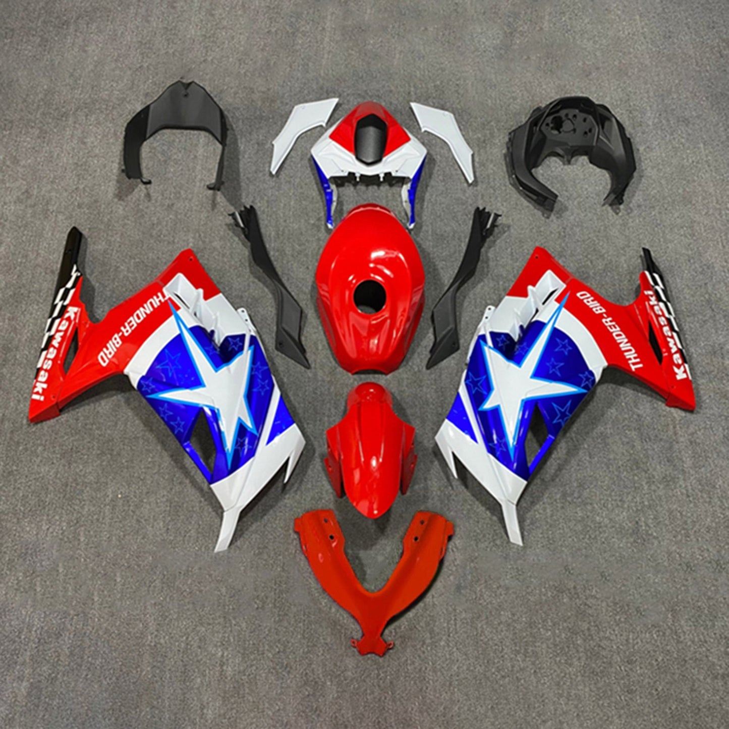 2013-2024 Kawasaki EX300/Ninja300 Injection Fairing Kit Bodywork Plastic ABS#161