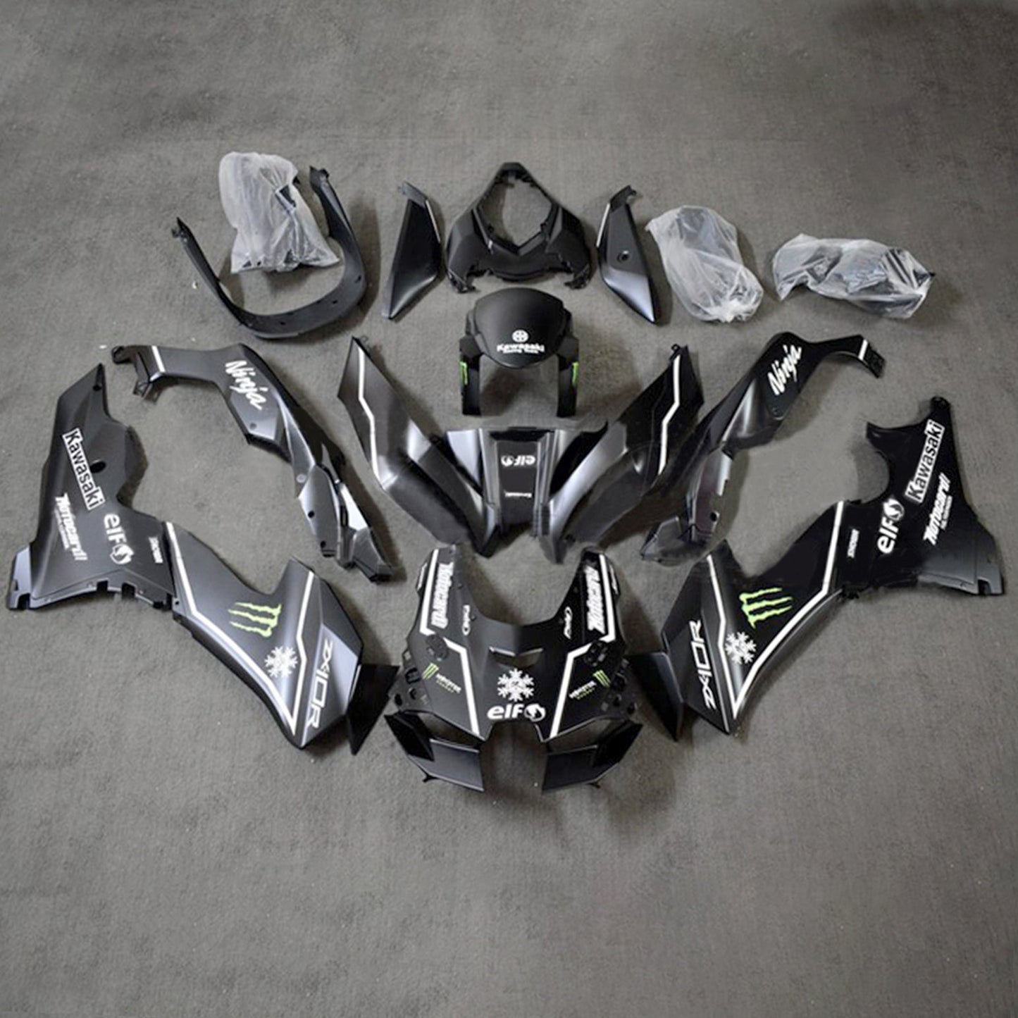 2021-2024 Kawasaki ZX-10R ZX10R Amotopart Injection Fairing Kit Bodywork ABS #101