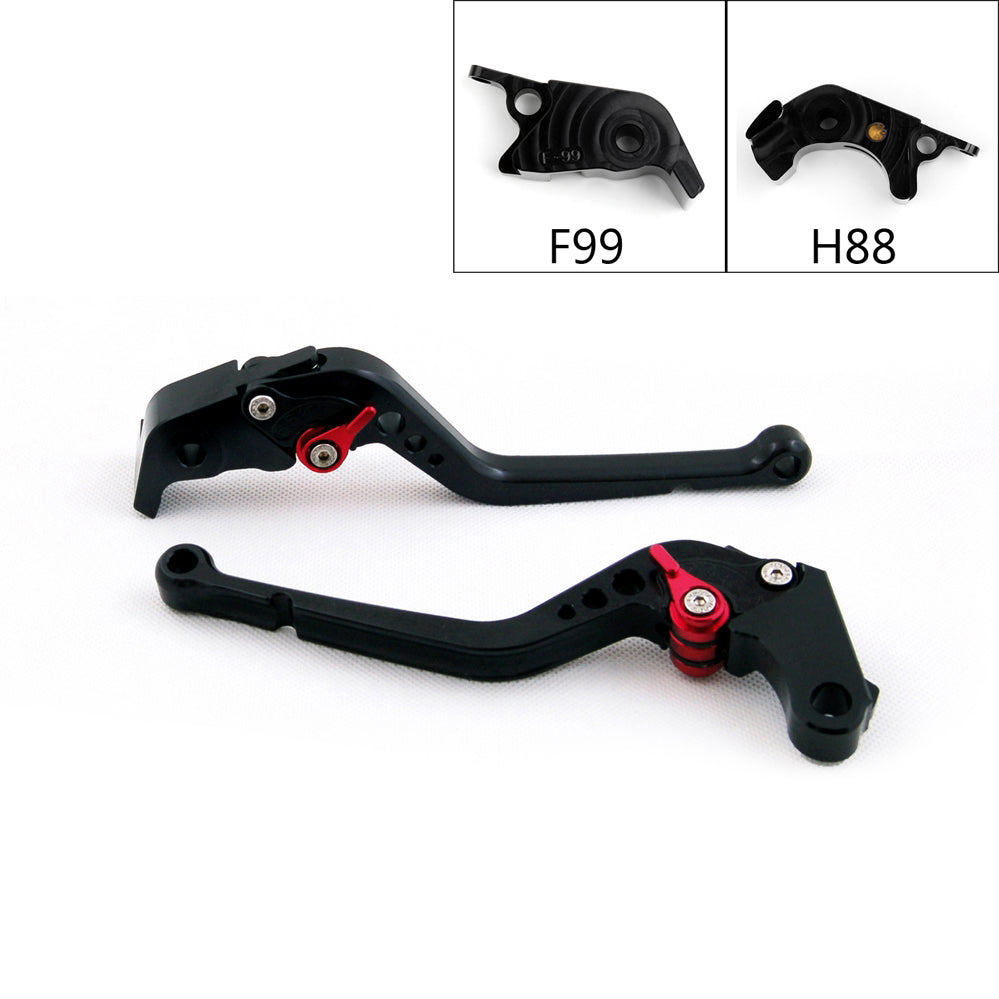 Long Brake Clutch Levers For Kawasaki ZZR/ZX1400 SE Version 2016-2017 Black