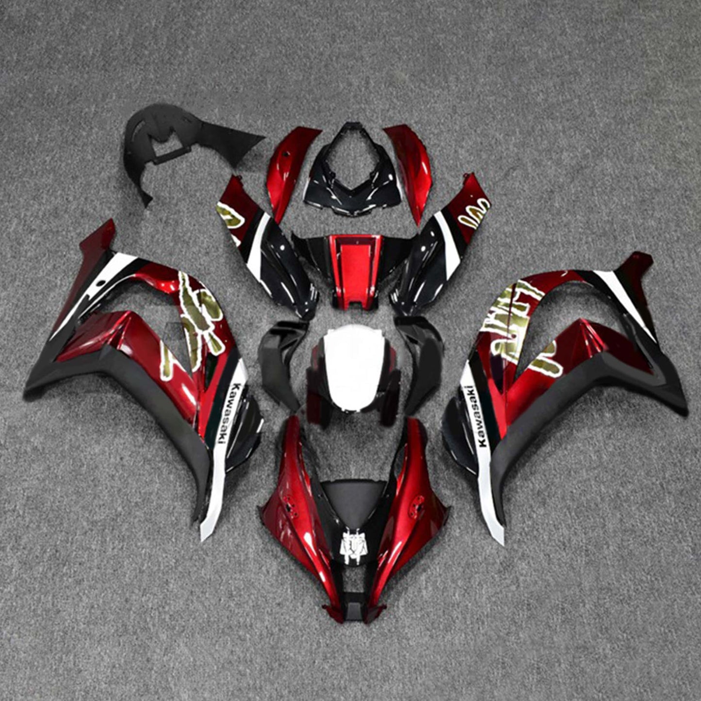 2016-2020 Kawasaki ZX10R Injection Fairing Kit Bodywork Plastic ABS#178