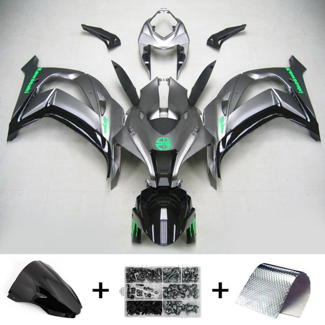 2016-2020 Kawasaki ZX10R Amotopart Injection Fairing Kit Bodywork Plastic ABS #102