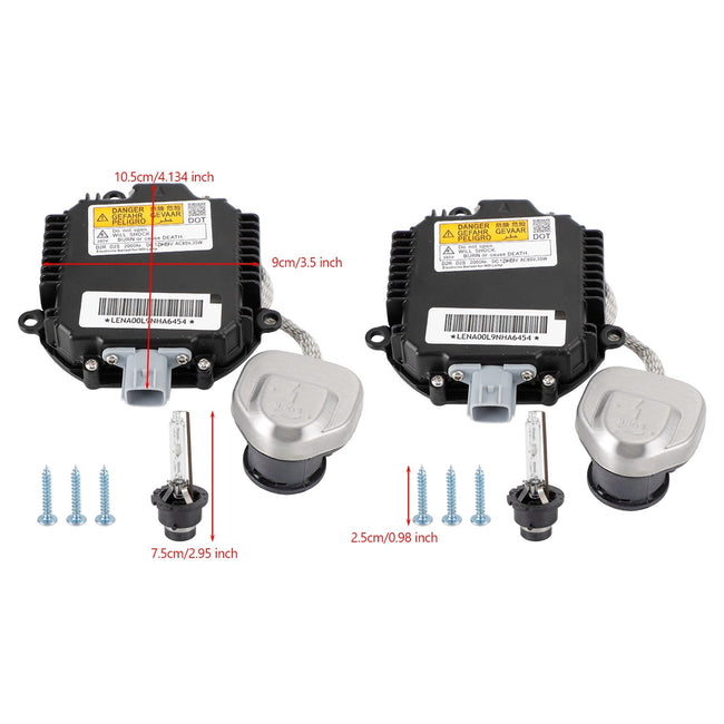 2012-2019 Infiniti JX35, QX60 2x Xenon Ballast & D2S Bulb Kit Control Unit