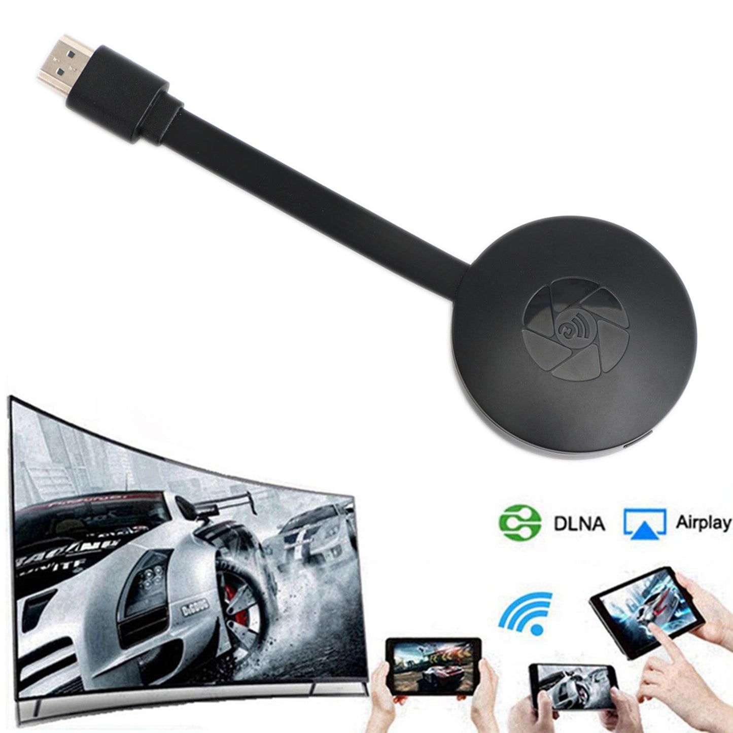 4K 1080P Wireless WiFi Display Dongle TV Stick HDMI G2 Adapter For IOS Android
