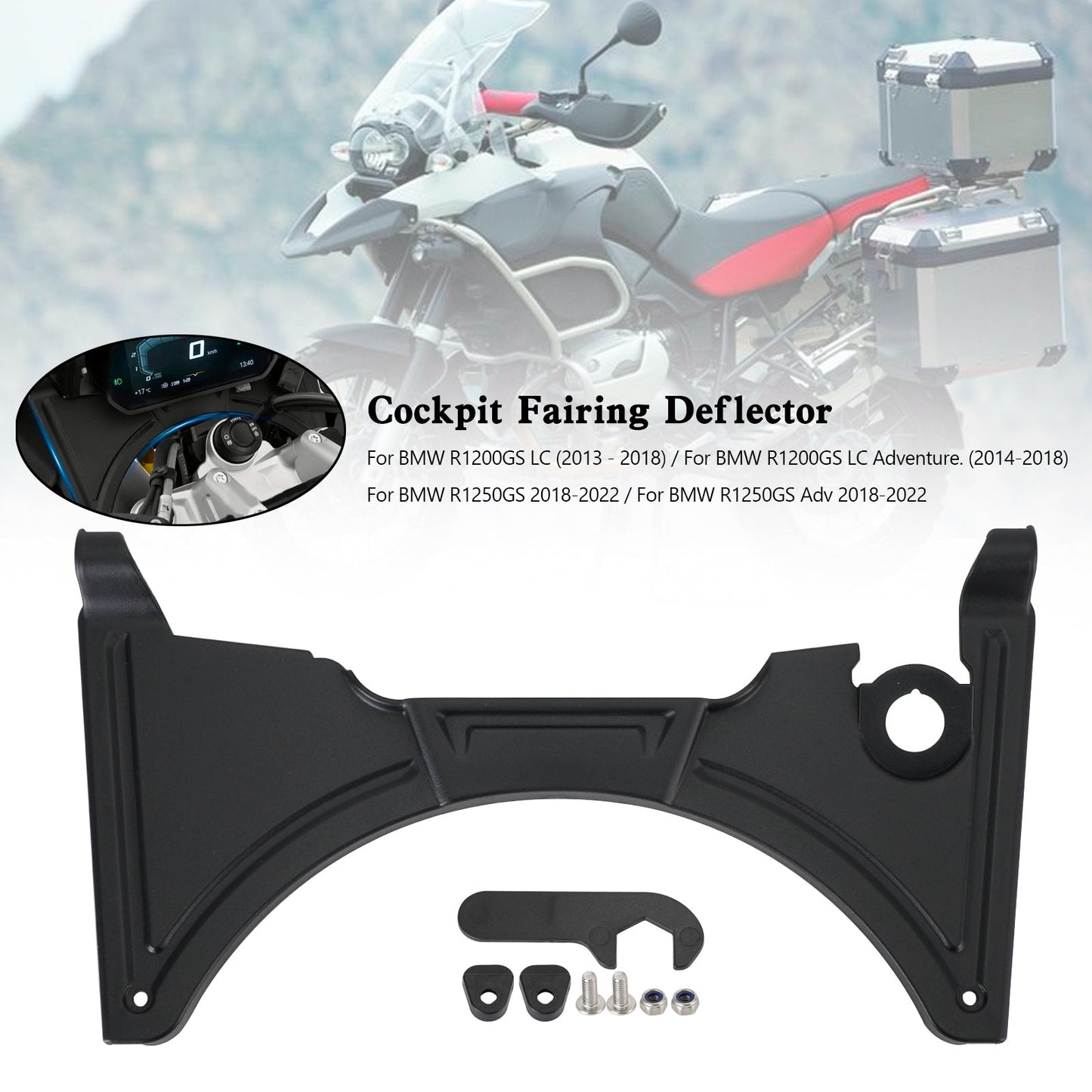 BMW R1200GS LC (2013 - 2018) R1200GS LC Adventure. (2014-2018) Cockpit Fairing Deflector