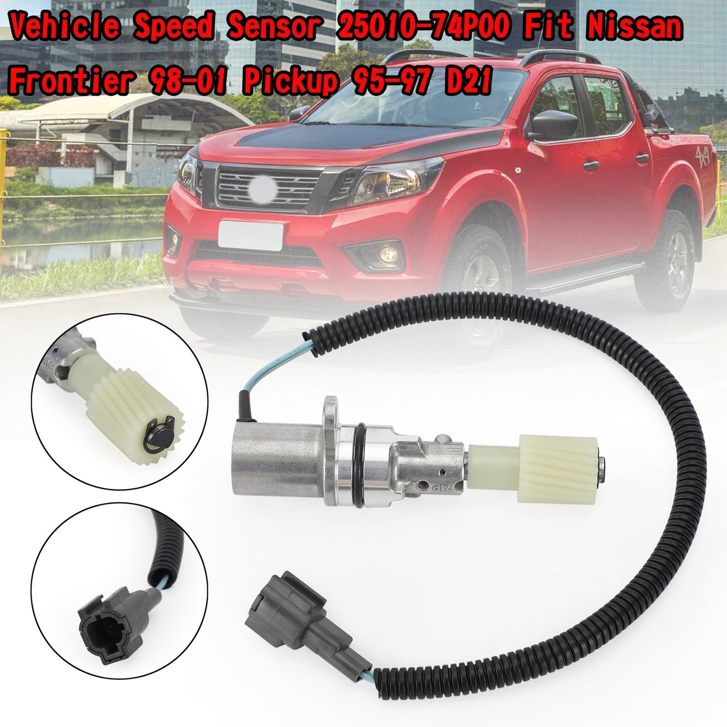 Vehicle Speed Sensor 25010-74P00 Fit Nissan Frontier 98-01 Pickup 95-97 D21