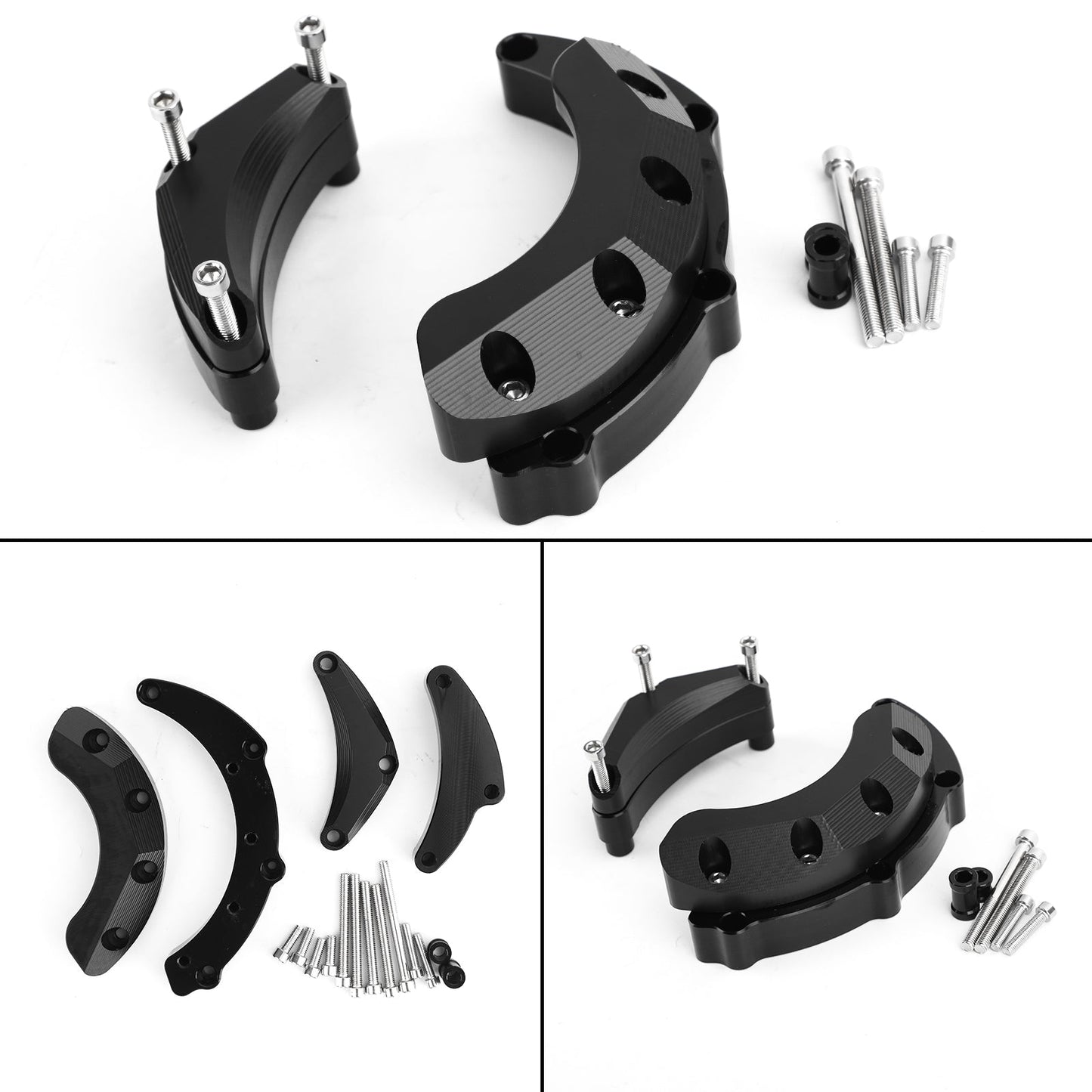 Engine Guard Case Slider Cover Protector For Yamaha MT09 FZ09 FJ09 XSR900 Tracer 900 BLK