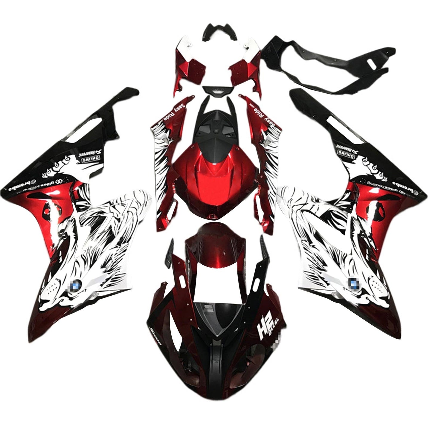 2017-2018 BMW S1000RR Fairing Kit Bodywork Plastic ABS