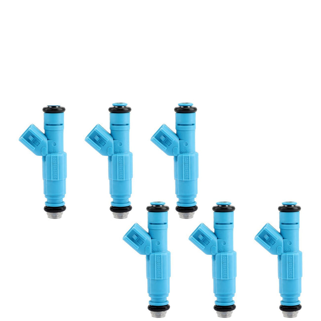 Set of 6 0280155972 fuel injectors For 2002-2003 Liberty 3.7L V6 53031099