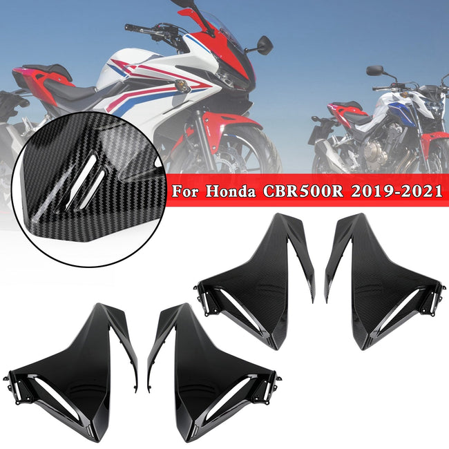 Side frame Cover Panel Fairing Cowl for Honda CBR500R 2019-2021 Black