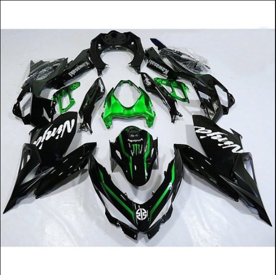 2018-2023=4 Kawasaki EX400 Ninja400 Fairing Kit Bodywork Plastic ABS