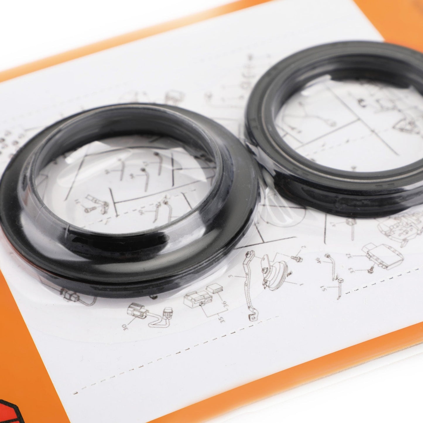 Fork Seal Dust Kit for Kawasaki ZG1400 Ninja ZX7R ZX14R KLX KX ZR ZRX ZXR 88-13