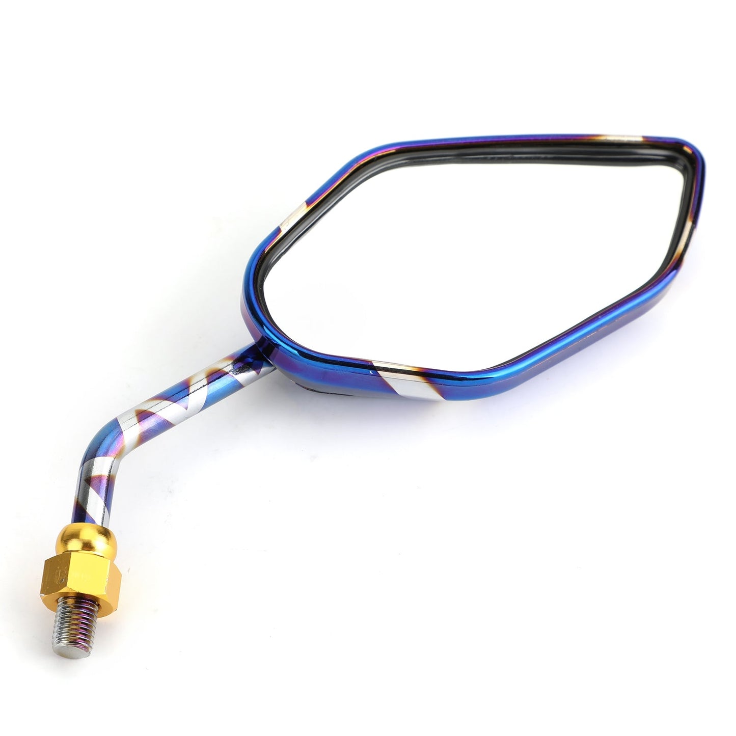 Rearview Side Mirrors 10mm M10 for Motorcycle Scooter Cruiser Chopper Sportbike