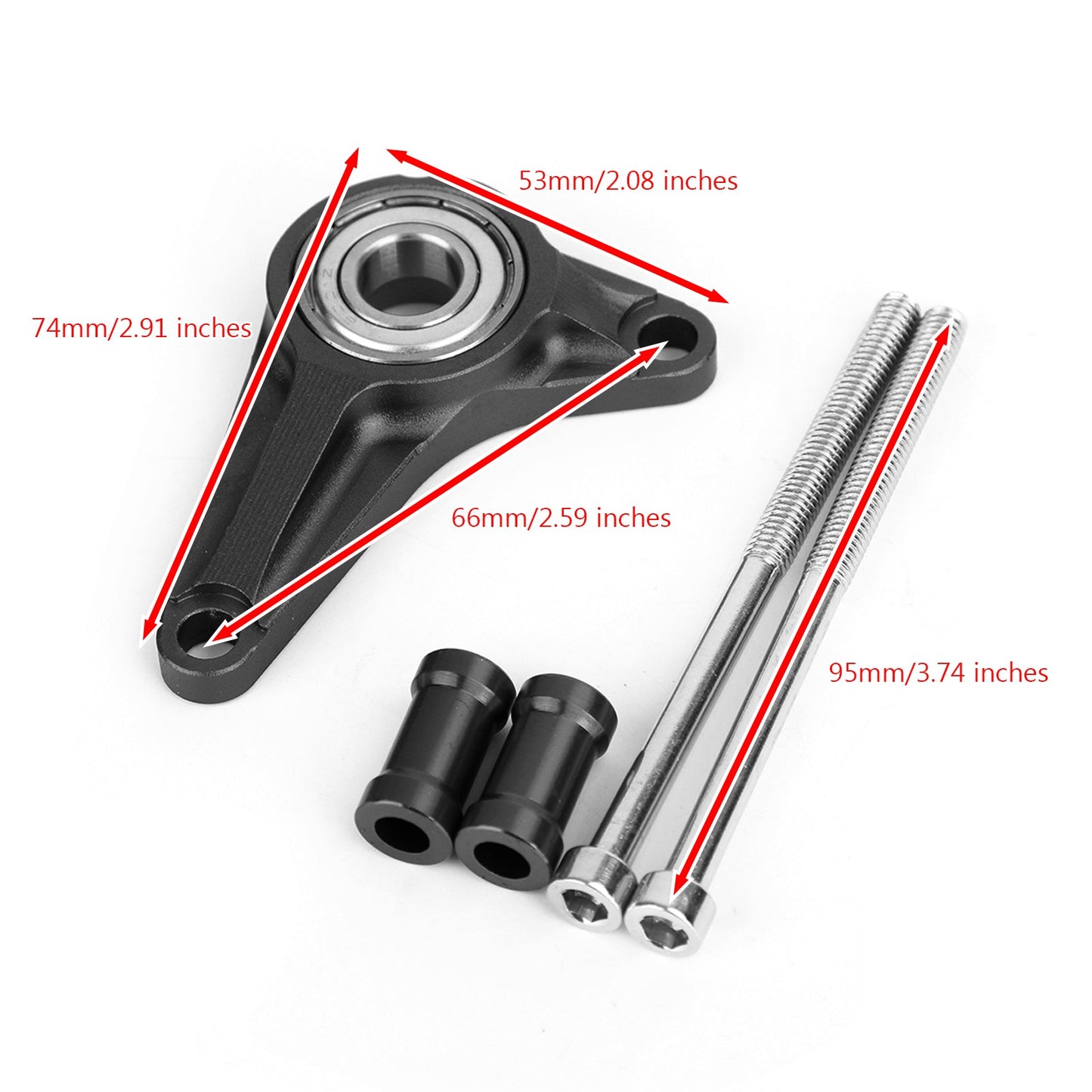 CNC Shifting Gear Stabilizer Modified Black for Honda Grom MSX125/SF 2013-2019